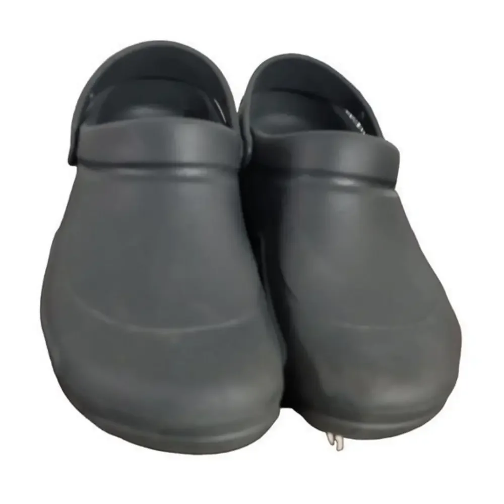 Crocs At Work Bistro Mens 10 Gray‎ Comfort Slip Resistant Clogs 10075 W12 Work